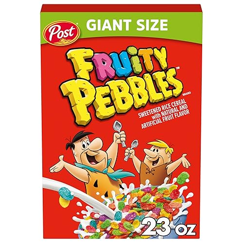 Fruity PEBBLES Cereal, Fruity Kids Cereal, Gluten Free Rice Cereal
