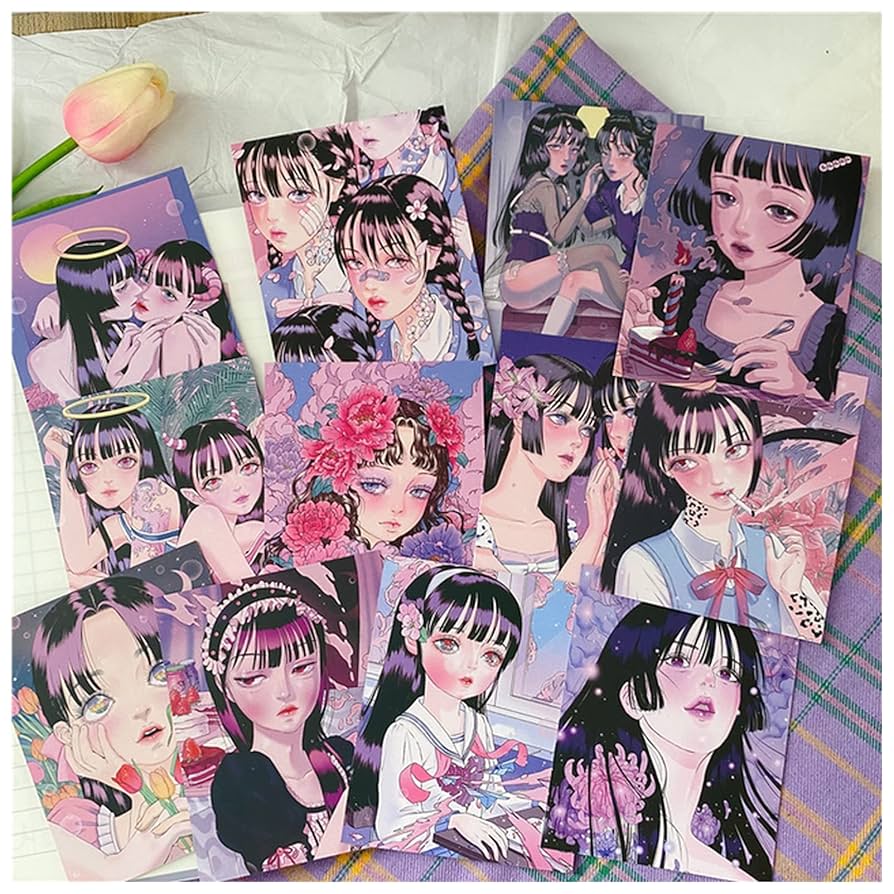 ★イラストカード ポストカードいろいろ★マンガ アニメ コミックス特典 全20枚 漫画 コミック 特典セット 20点 ポストカード イラストカード