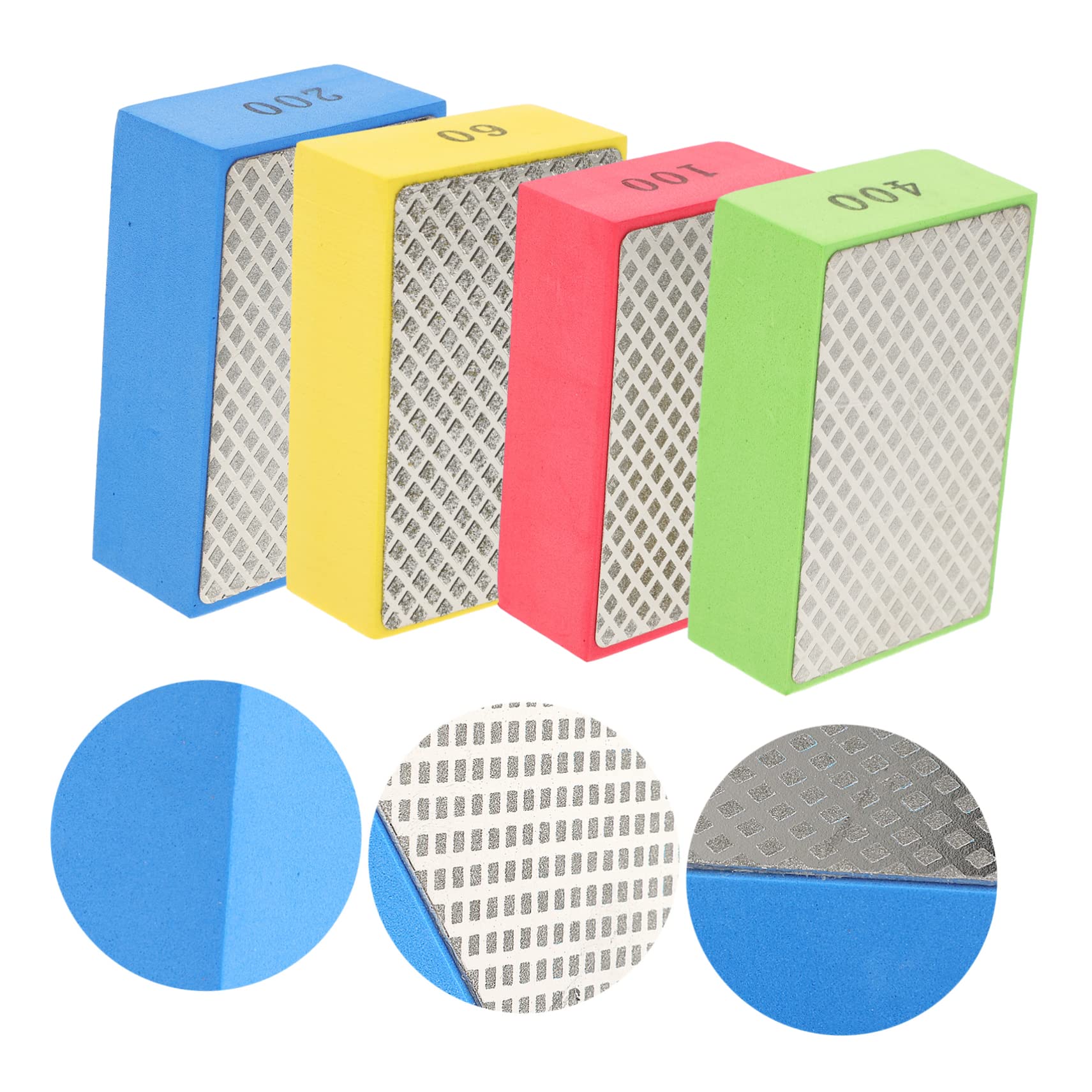 14 Tamponi Lucidatura Diamantati - Per Pietra, Vetro, Piastrelle, 4 Granature - Foto 11