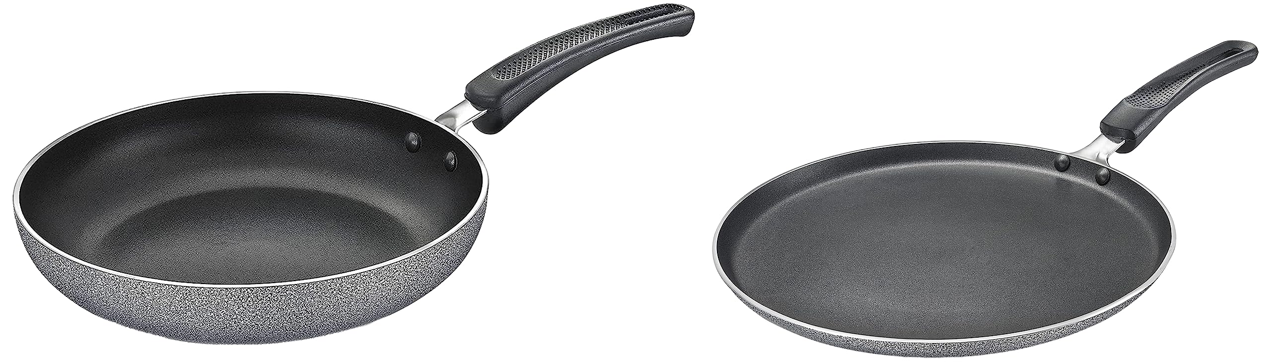 Prestige Aluminium Omega Select Plus IB Non-Stick Omni Tawa, 27.5 cm, Multicolour, Medium Aluminium Omega Select Plus IB Non-Stick Fry pan, 24 cm, Multicolour, Medium