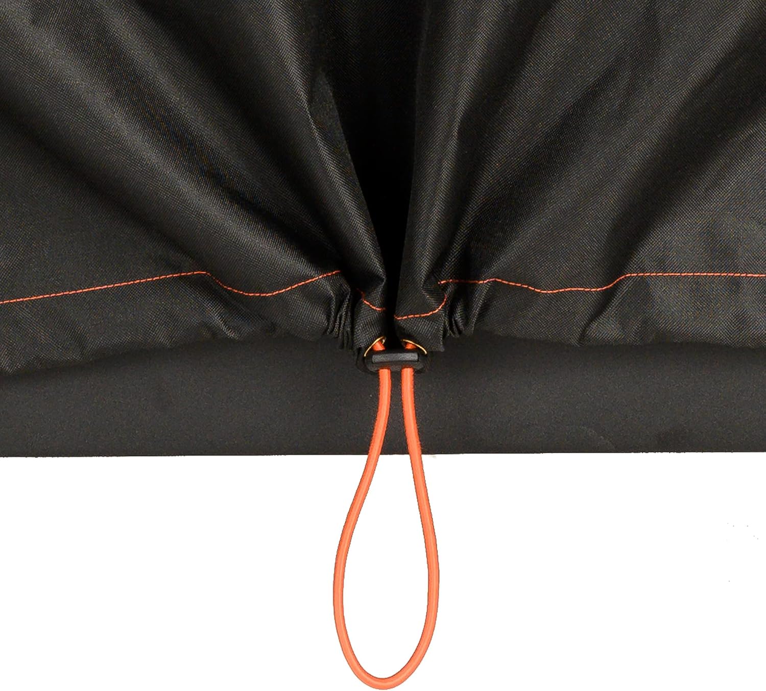 Close-up of the adjustable drawstring on the Masterbuilt grill cover