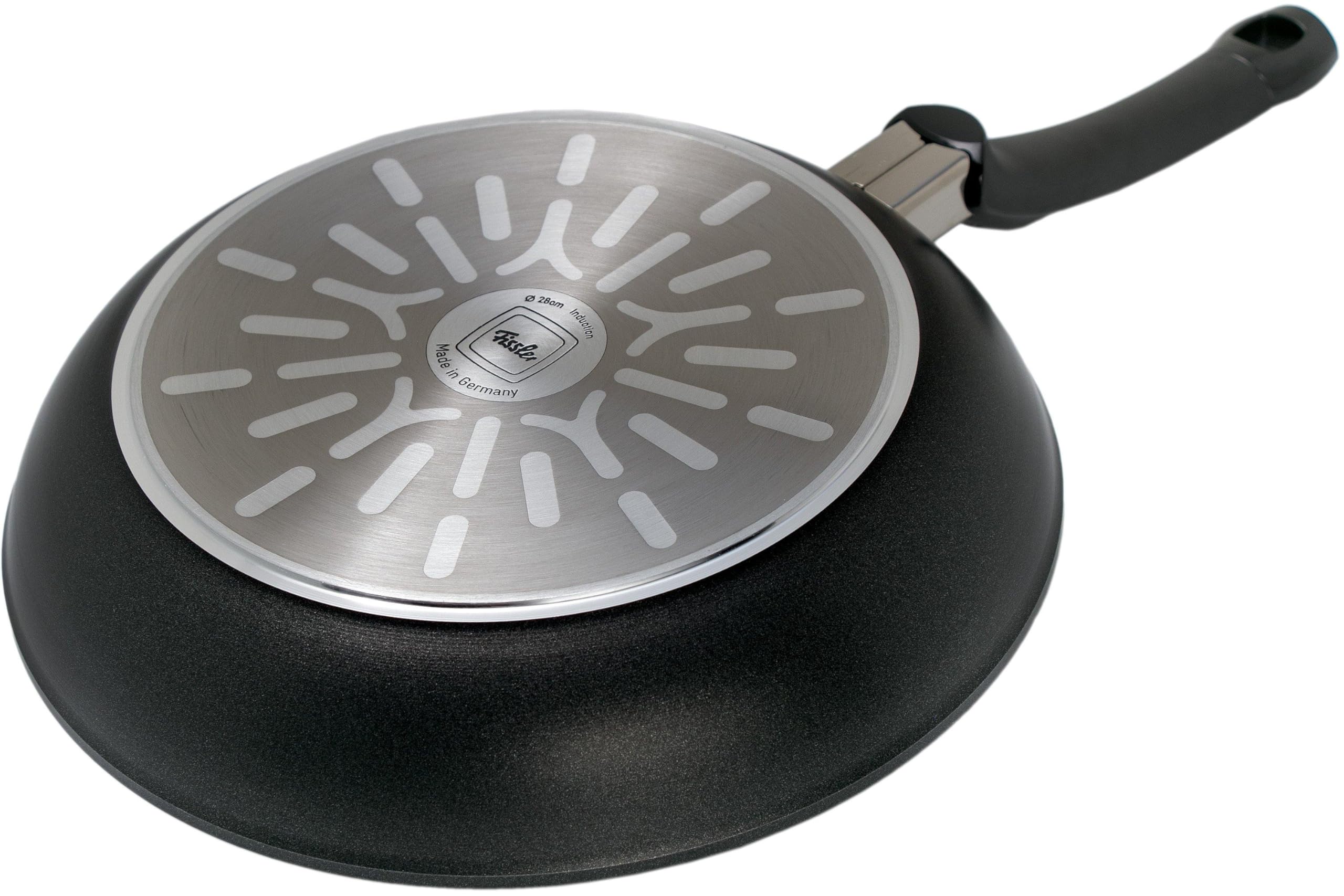 Fissler Adamant Classic/kratzfeste Aluminium-Pfanne (Ø 28 cm) beschichtete Stielpfanne, Brat-Pfanne, antihaftend - Induktion