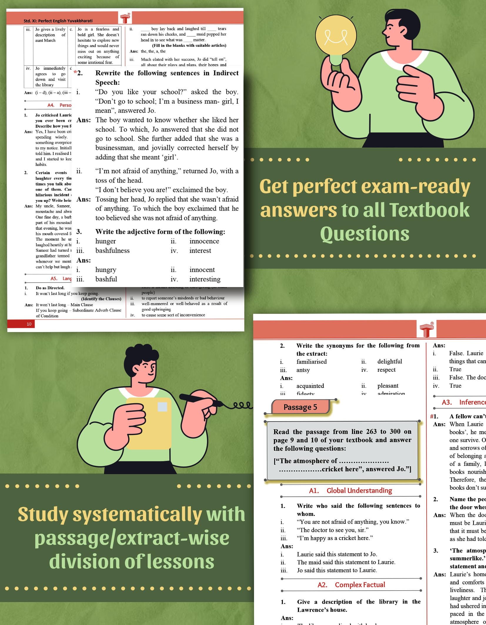 Std 11 English Yuvakbharati Notes Book | FYJC English | Arts, Commerce & Science Maharashtra State Board | Based On Std 11th New Syllabus | Also Includes Separate Section of Grammar & Writing Skills 3
