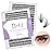 B&Qaugen Manga Lash Clusters DIY Individual Lashes 40D-D-17 300 PCS False Eyelash Cluster Manga Cluster 30D 40D 50D D Curl Eyelash Extensions at Home (40D-D-17)