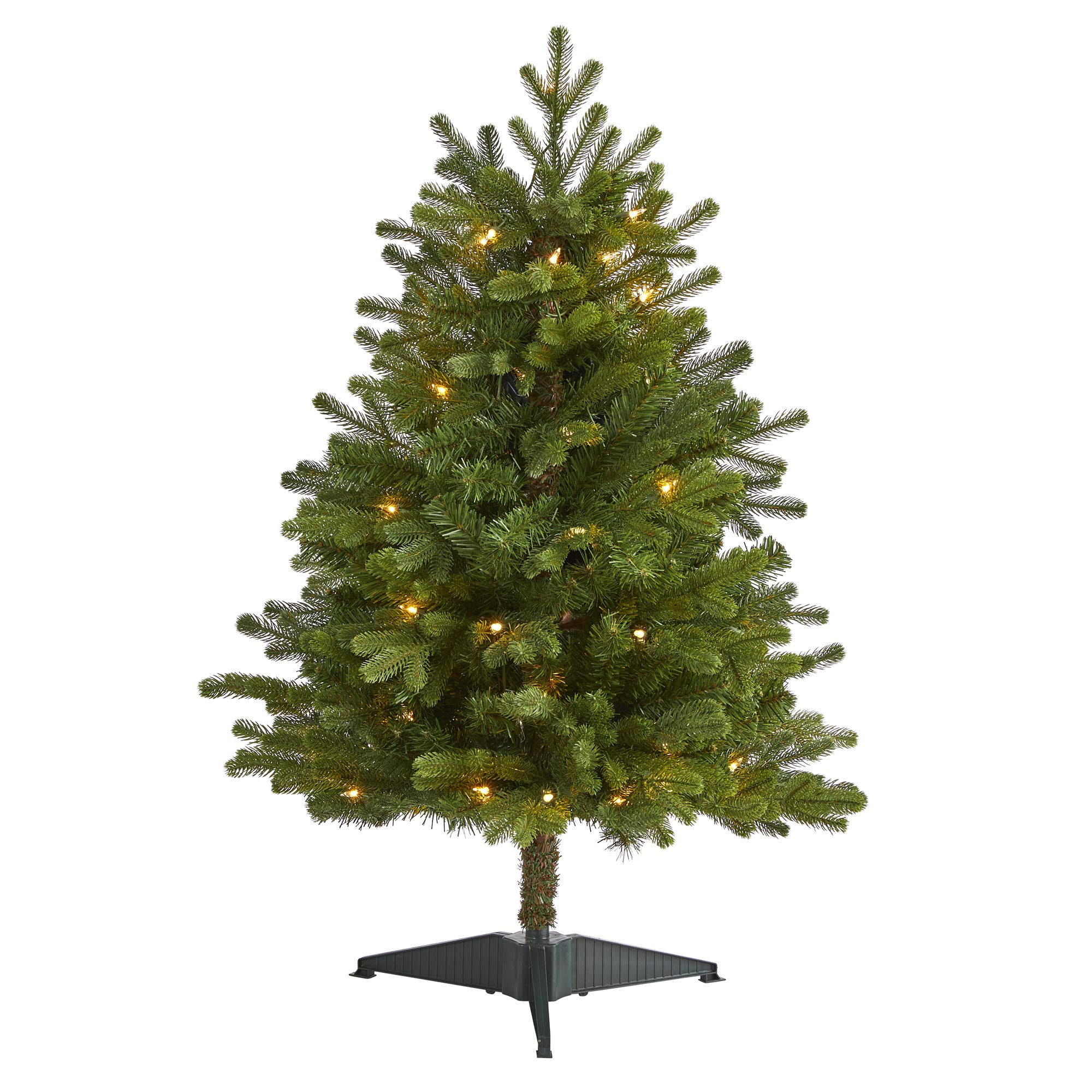Nearly Natural 3ft. Washington Fir Artificial Christmas Tree with 50 Clear Lights