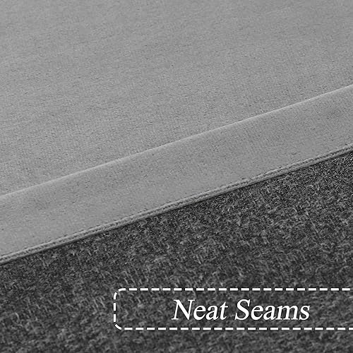 Miniatura 5 de WEST LAKE Cortina de invierno de terciopelo gris de 84 pulgadas de largo, paneles de oscurecimiento de habitación, cortinas de lujo súper suaves