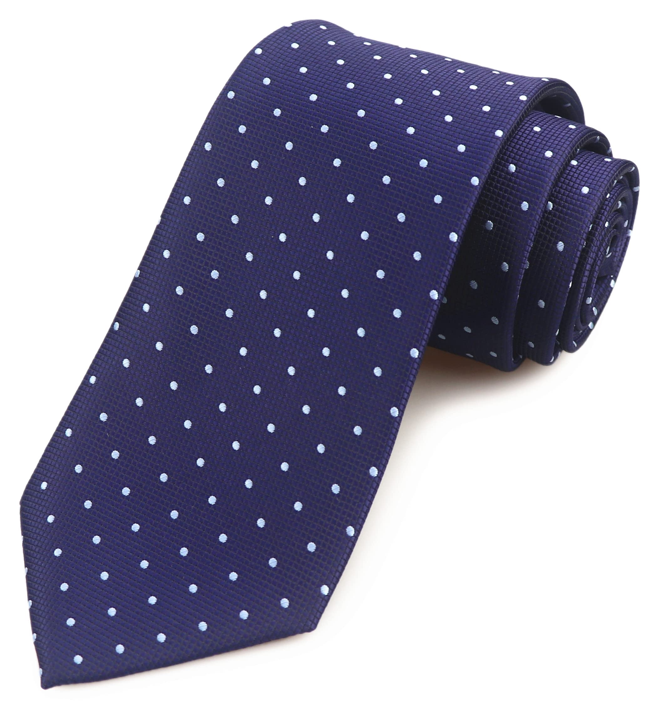 Men's Striped Patterned Tie Polka Dots Jacquard Formal Designer Neckties