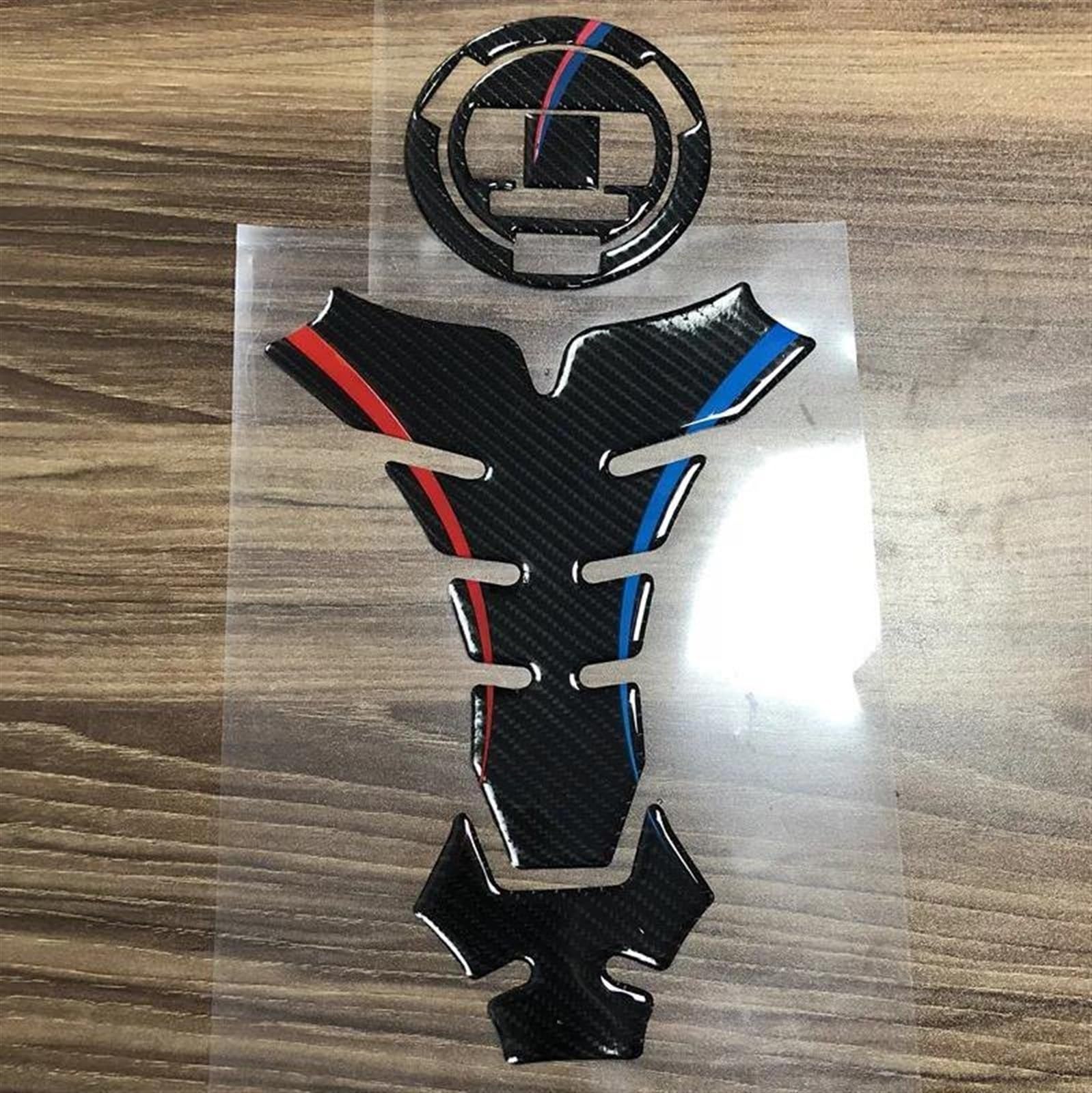 Fuel Tank Pad Kit Sticker Tank Side Oil Gas Cap Cover Carbon Fiber Motorcycle Decal for BMW S1000RR S1000R for HP4(Style 4)