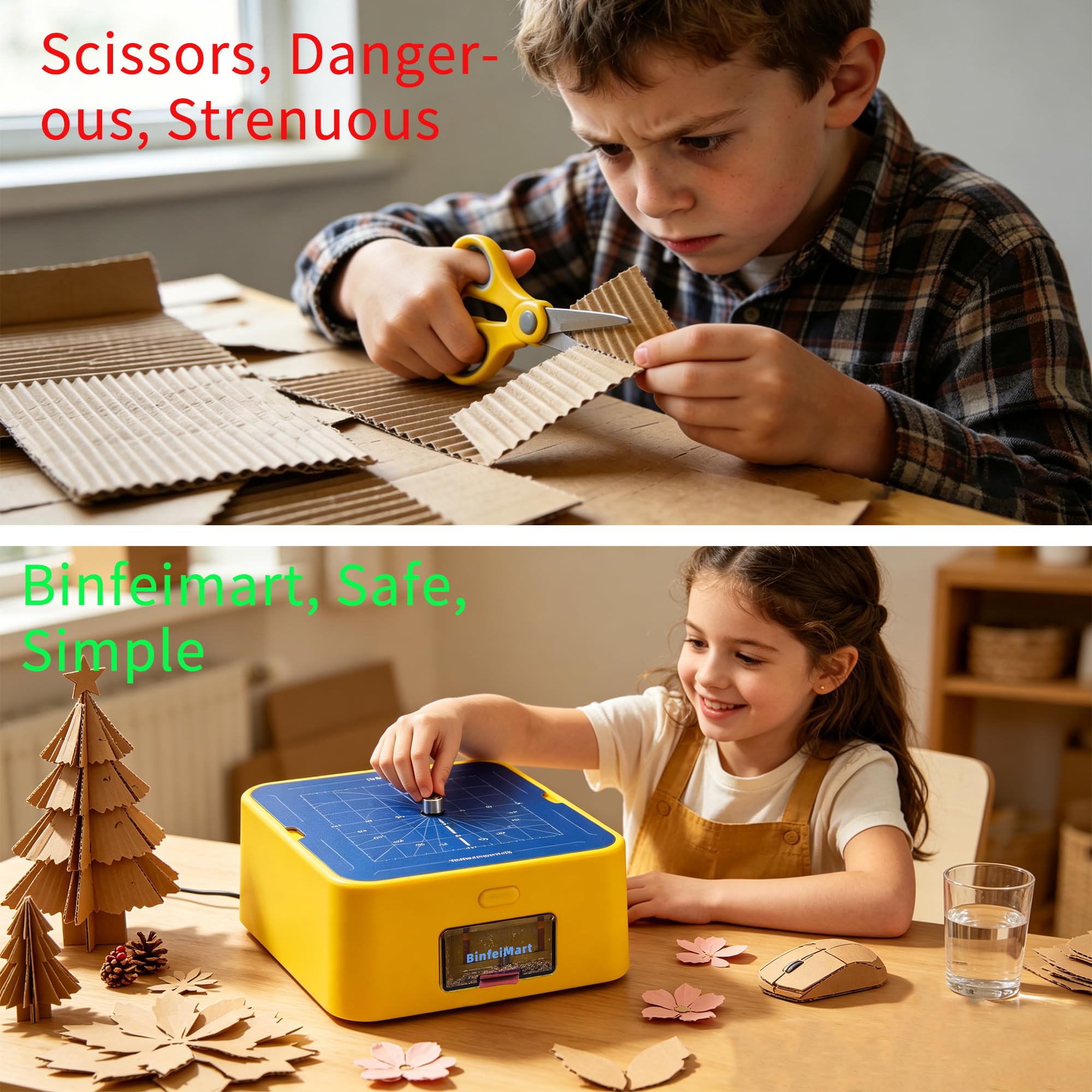 Amazon.com: BinfeiMart | Kid Safe Cardboard Cutter | Safety Craft