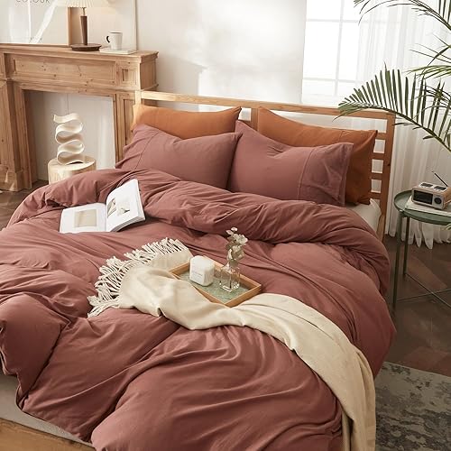 Miniatura 6 de LifeTB - Juego de funda de edredón y funda de almohada de algodón con diseño floral