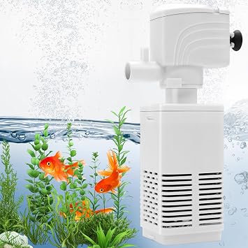 Aquarium Filter - Fish Tank/Turtle Tank Pumps & Filters for 50 to 150 Gallon Tank, Adjustable Oxygenation Amount and Direction 20W for 50150 Gallon Medium Sized