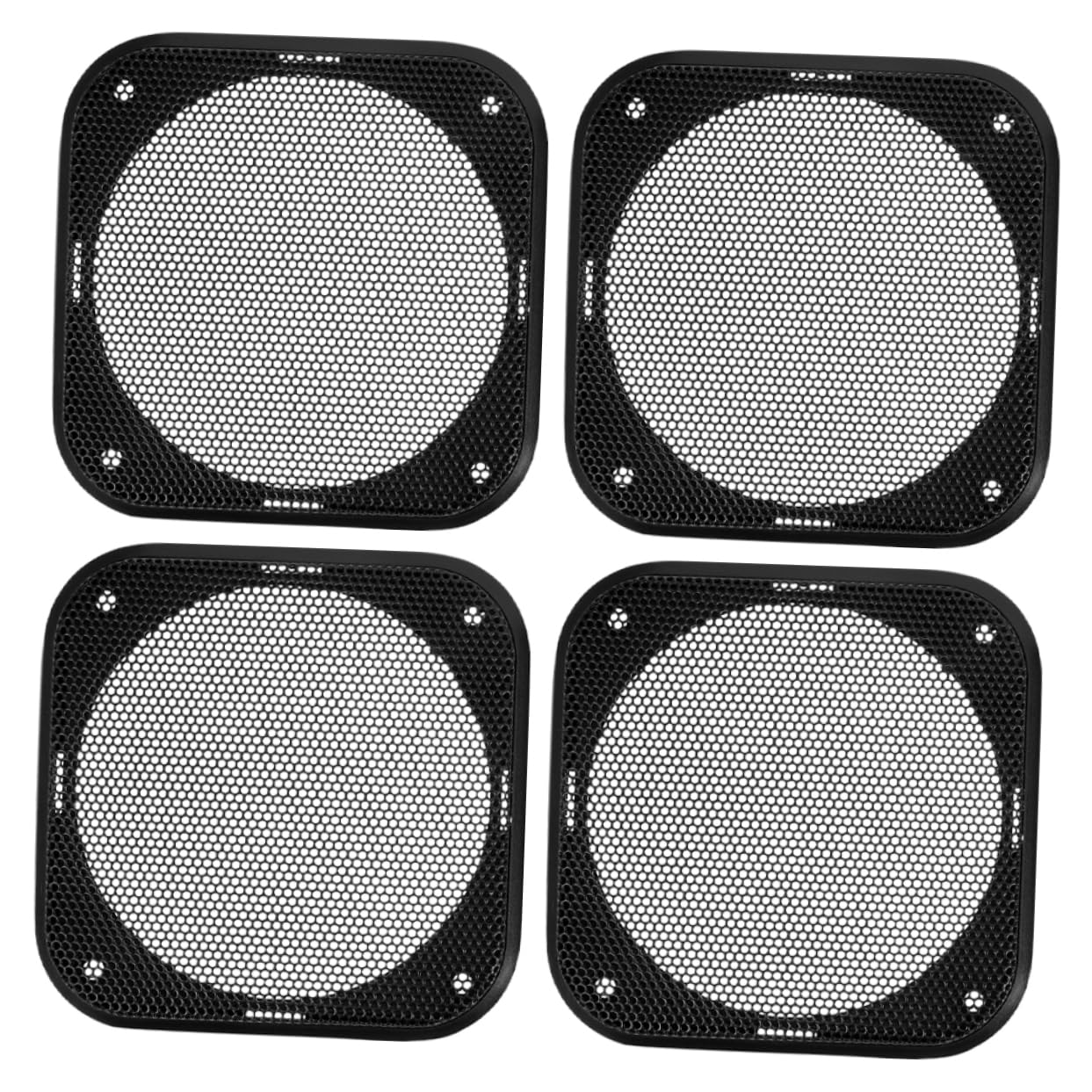 Cabilock Square Speaker Grill Mesh Car Subwoofer Speaker Cover Panel Decorative Audio Systems Cover Plastic Iron Mesh