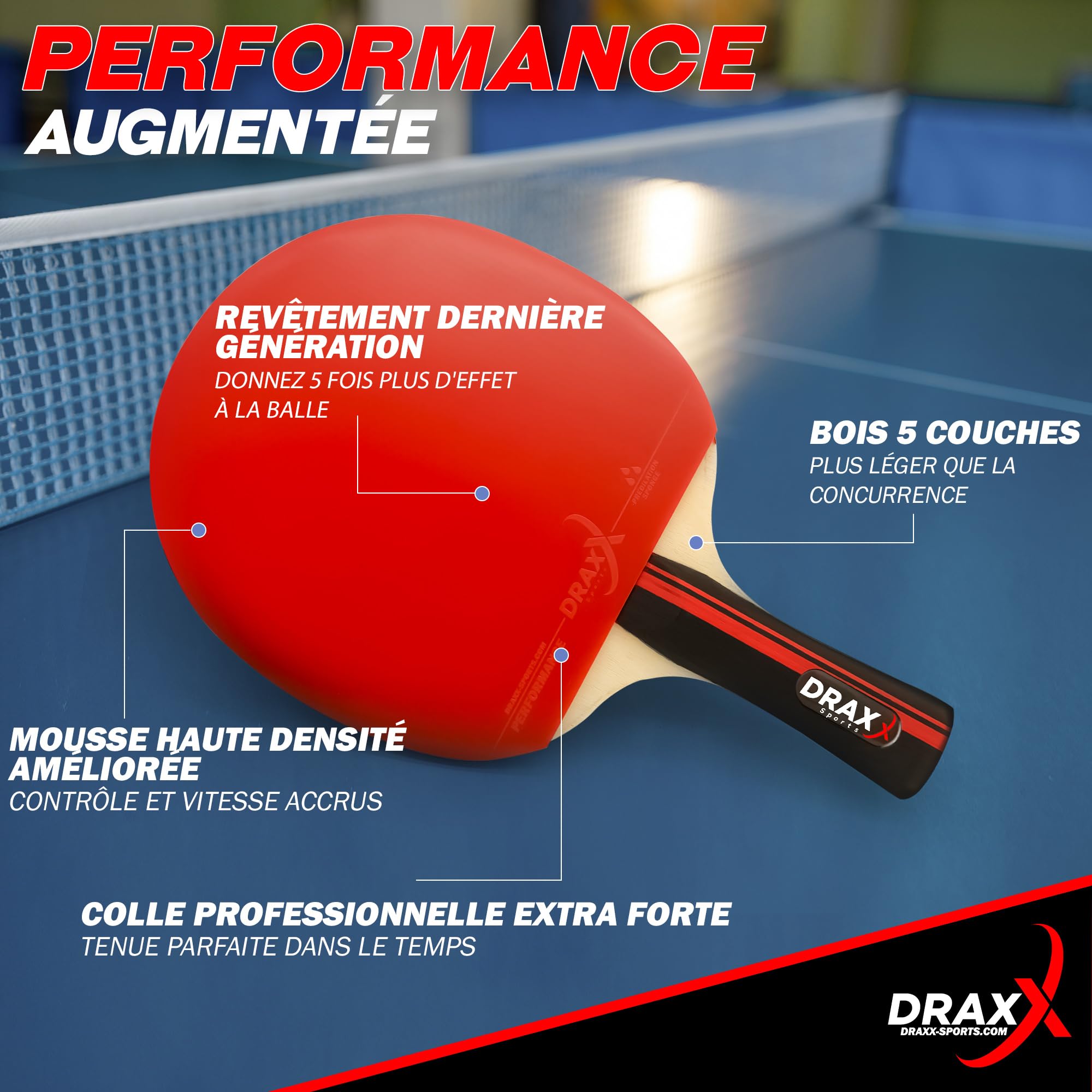 Cornilleau Balles De Ping-Pong 3 Étoiles P-Ball ABS Evo ITTF - Pack De 3 Pour Compétition - Blanc