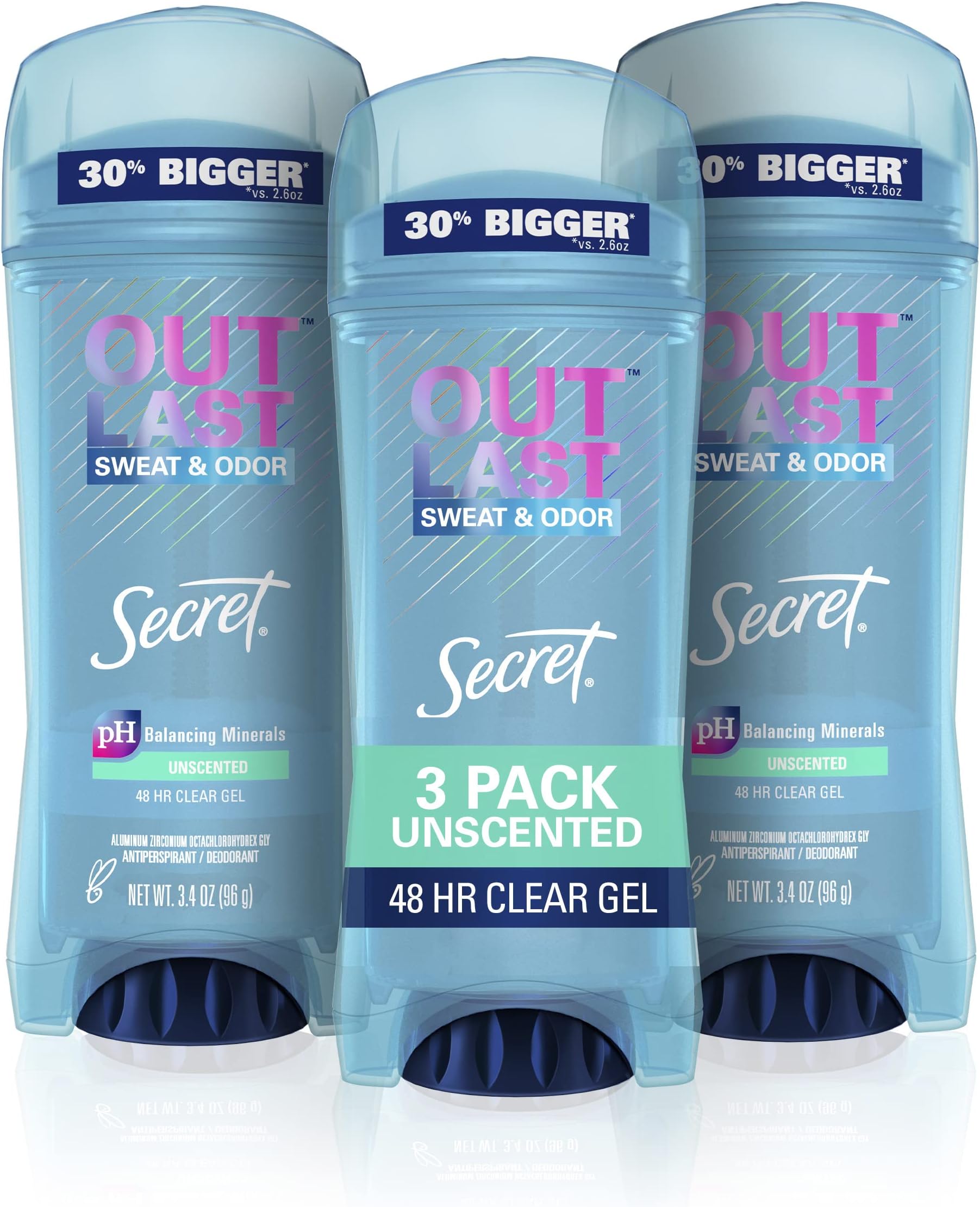 Secret Flawless Clear Gel Antiperspirant and Deodorant for