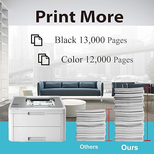 Miniatura 4 de TG Imaging Repuesto compatible con HP 645A Cartucho de tóner C9730A HP645A (2 negros). Uso para impresora de tóner HP Color 5500DN 5500HDN 5500N