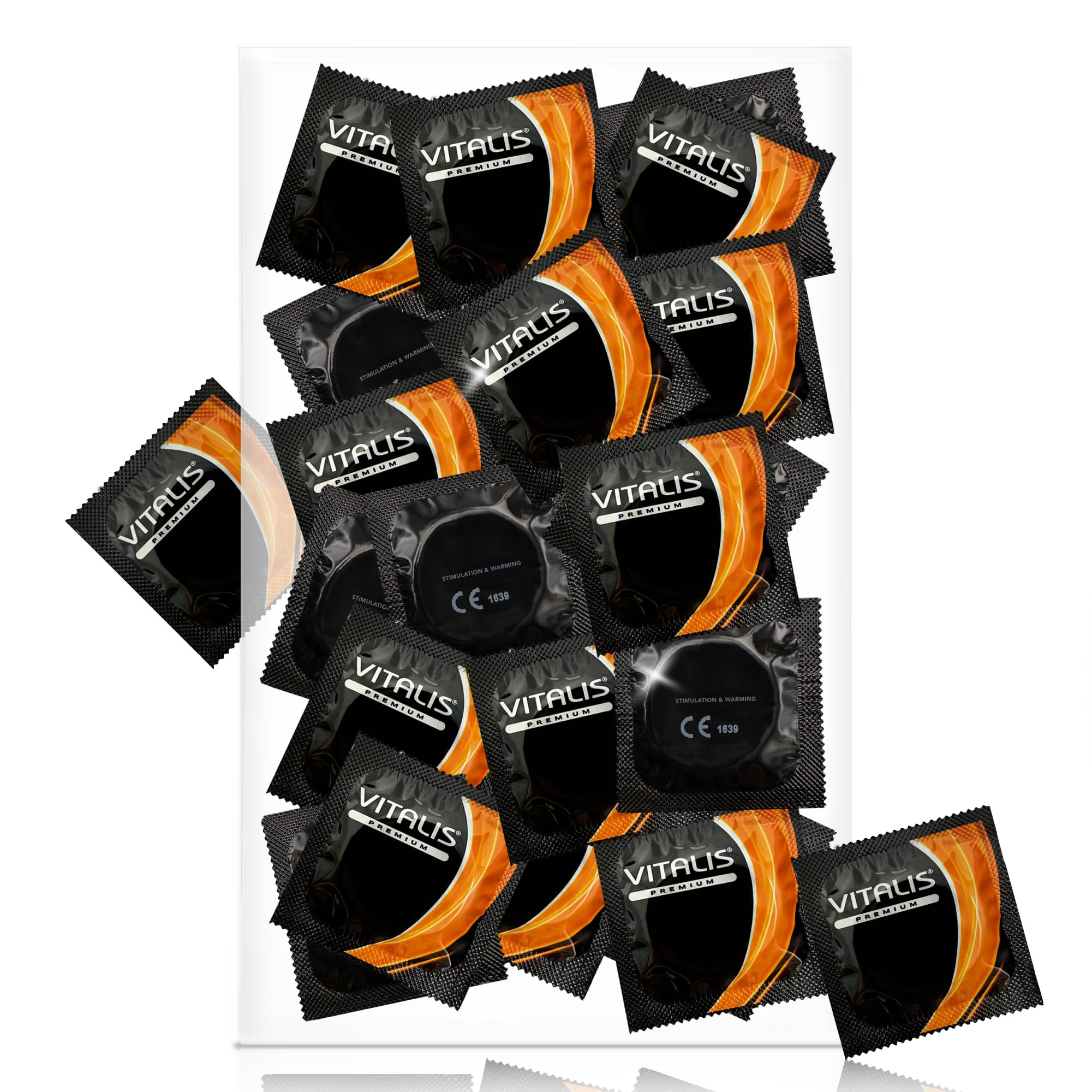Vitalis stimulation & warming, 100er Pack Kondome, 100 Stück