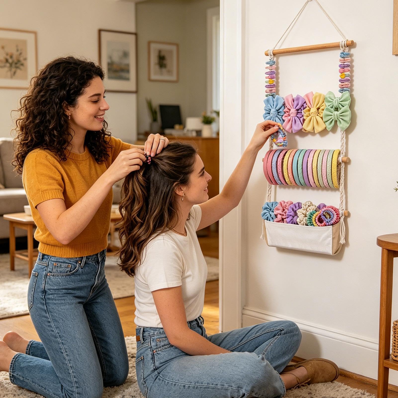 Porta per capelli | Organizer per per ragazze | Espositore da