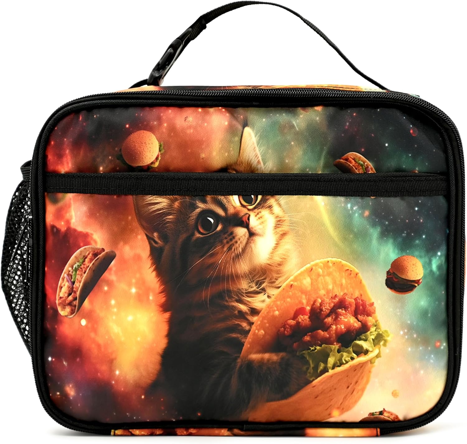 Space Cat Tortilla Insulated Lunch Box
