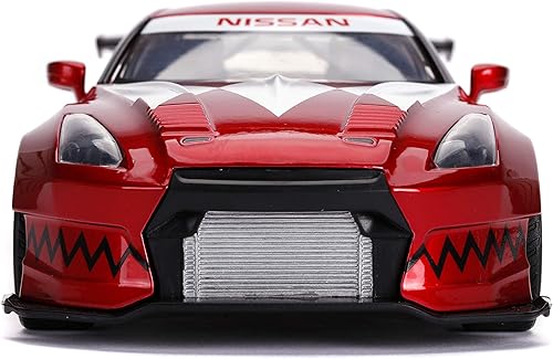 Miniatura 2 de Jada 1:24 Diecast 2009 Nissan GT-R con figura de Ranger rojo