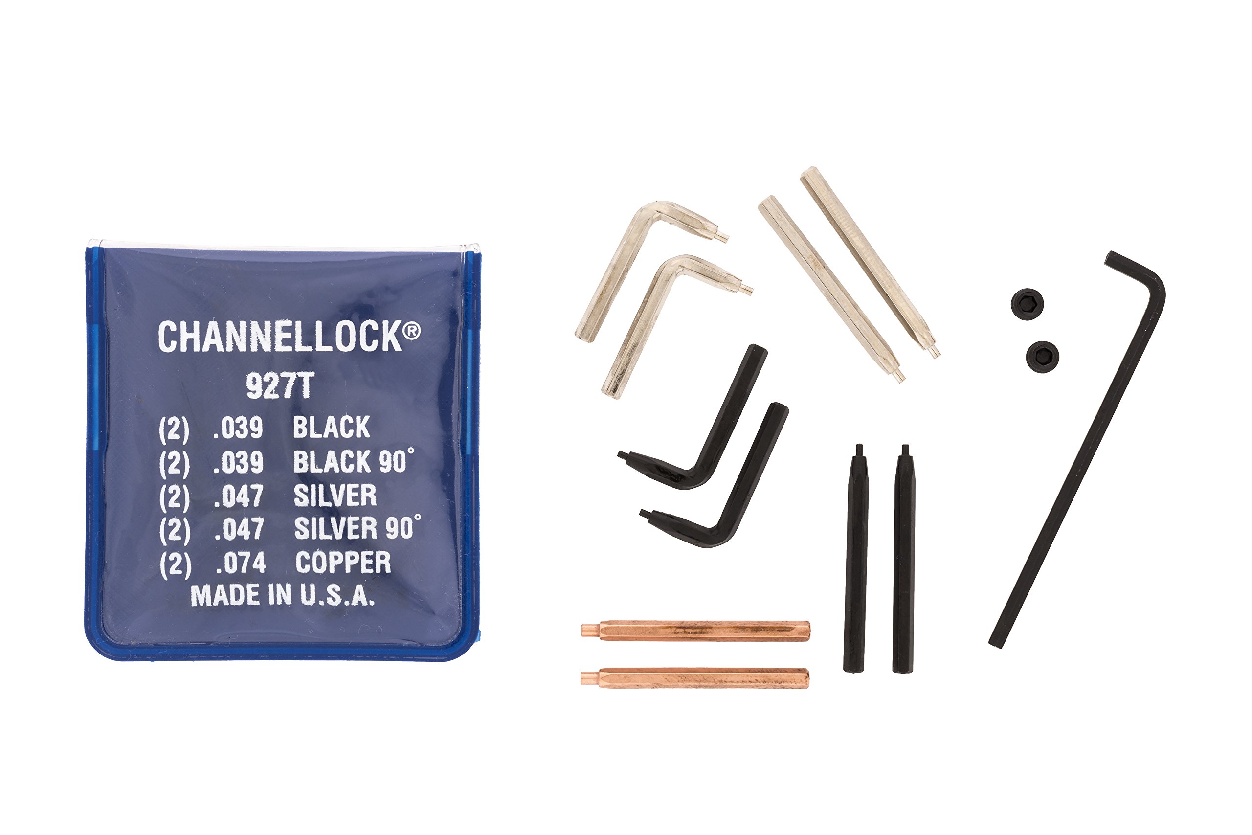 Channellock Ersatzspitzen, Stahl, 927 Ersatzspitzen-Set (927T)