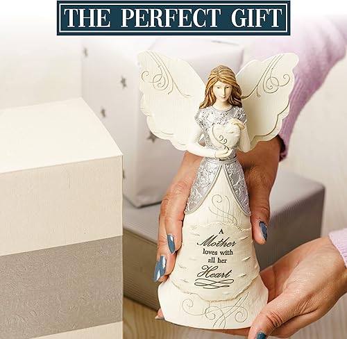 Vista 233 de Pavilion Gift Company Elements Daughter - Figura de ángel guardián, 6 pulgadas, color rojo