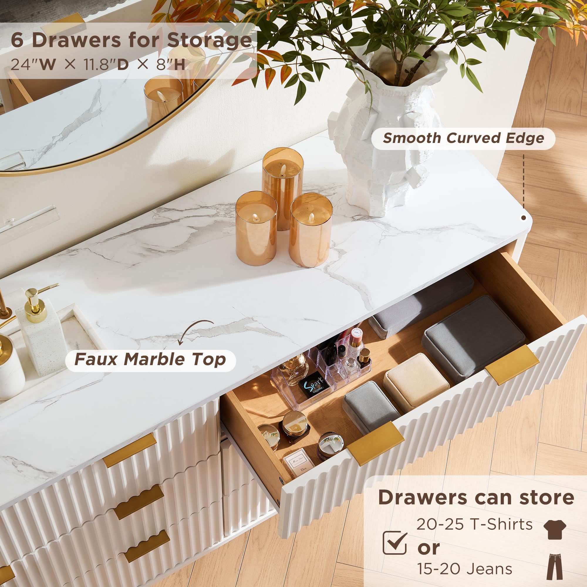 Drawer - STRASBURGO 16.5万24A/W フリンジ ツイードジレ SlayStation® Display Chest with Drawers • Impressions Vanity Co.