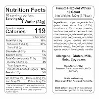 Vista 3 de Obleas Ferrero Hanuta rellenas de crema de avellanas (caja de 10 piezas)