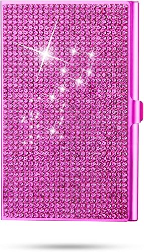 Tarjetero, Rosa rojo, Bling