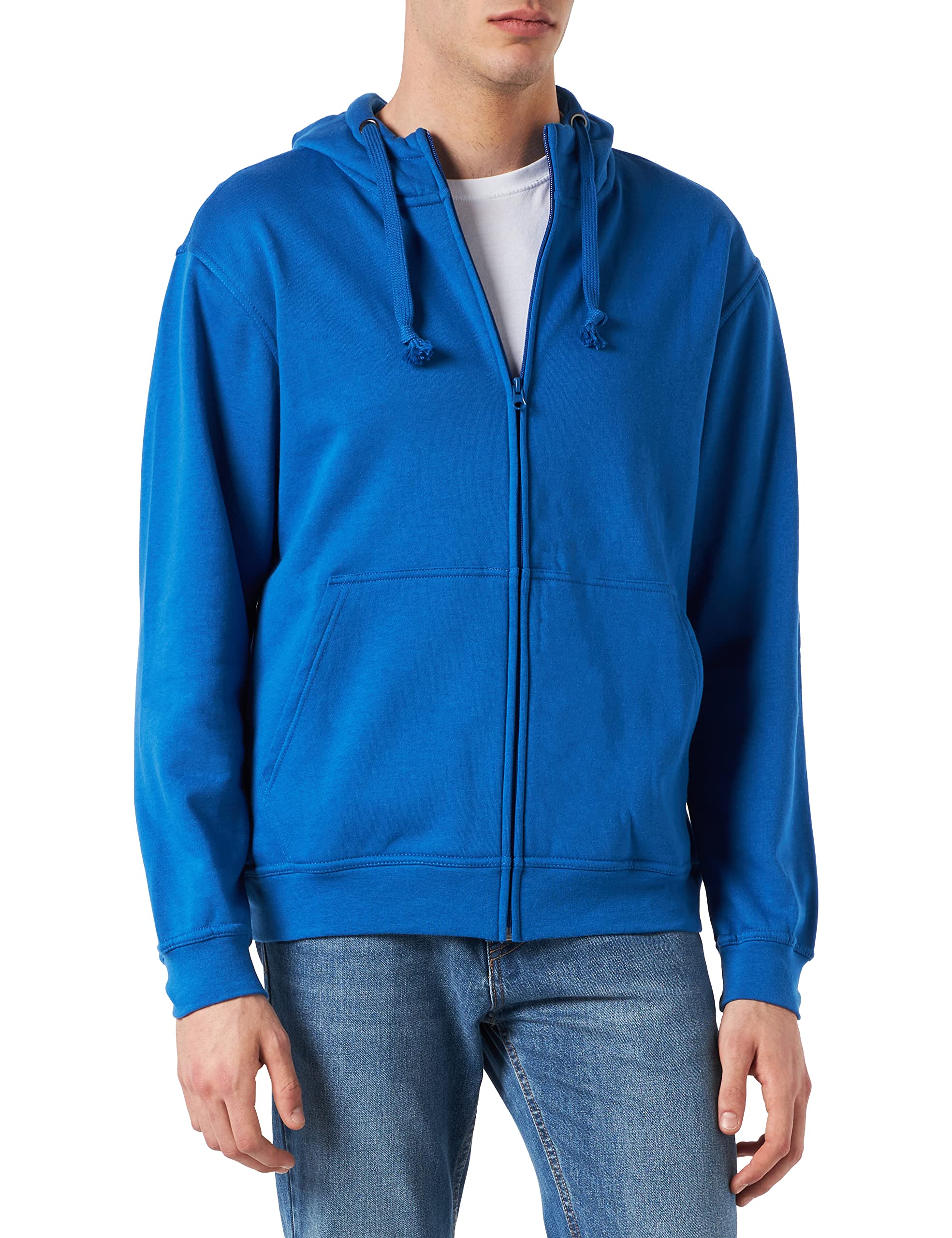 Clique Men's Royal Blue Basic Full Zip Hoodie (Xxl) (Royal Blue)