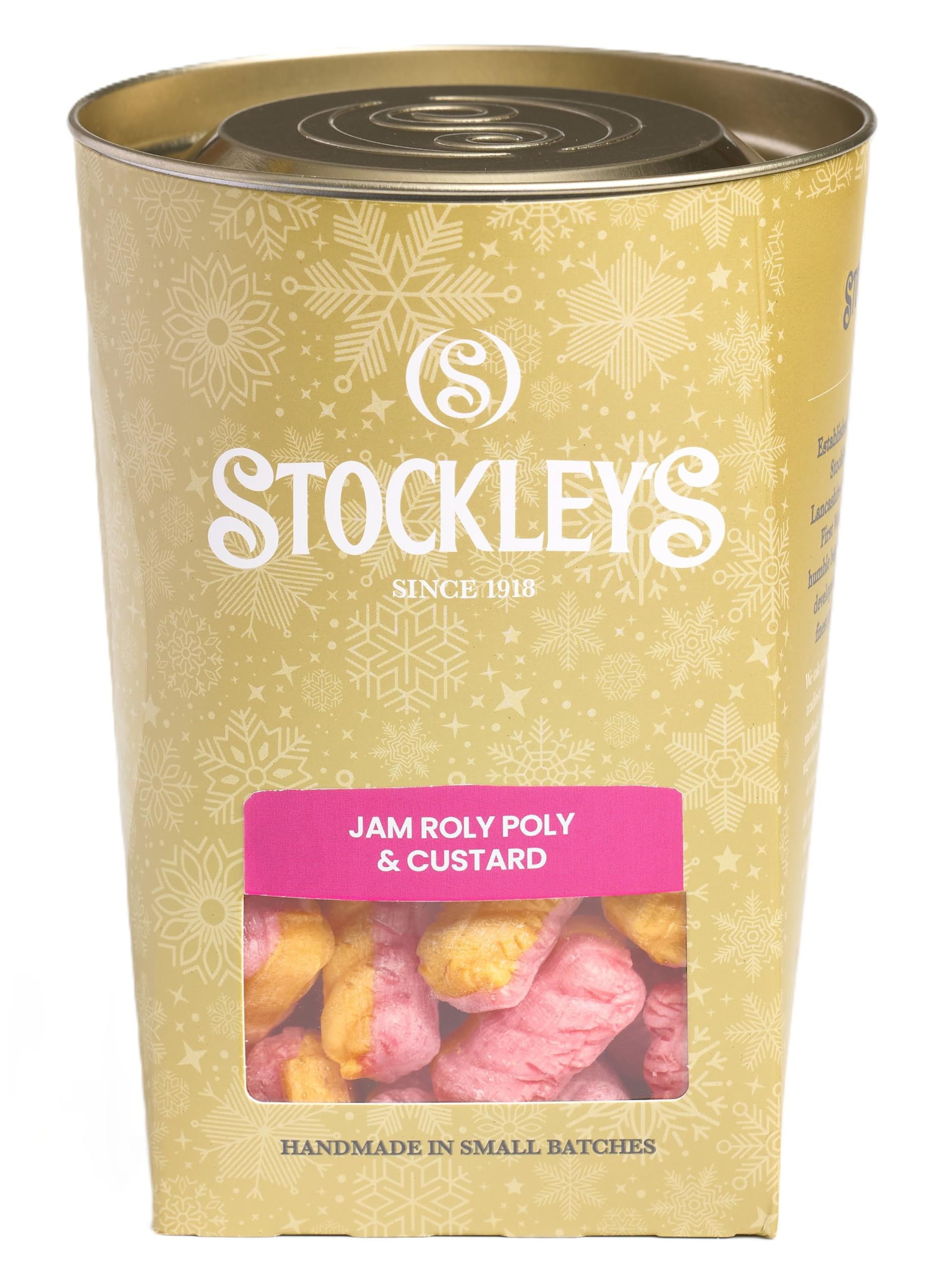 Stockley’s - Jam Roly Poly & Custard Sweets, 250g Treat Carton