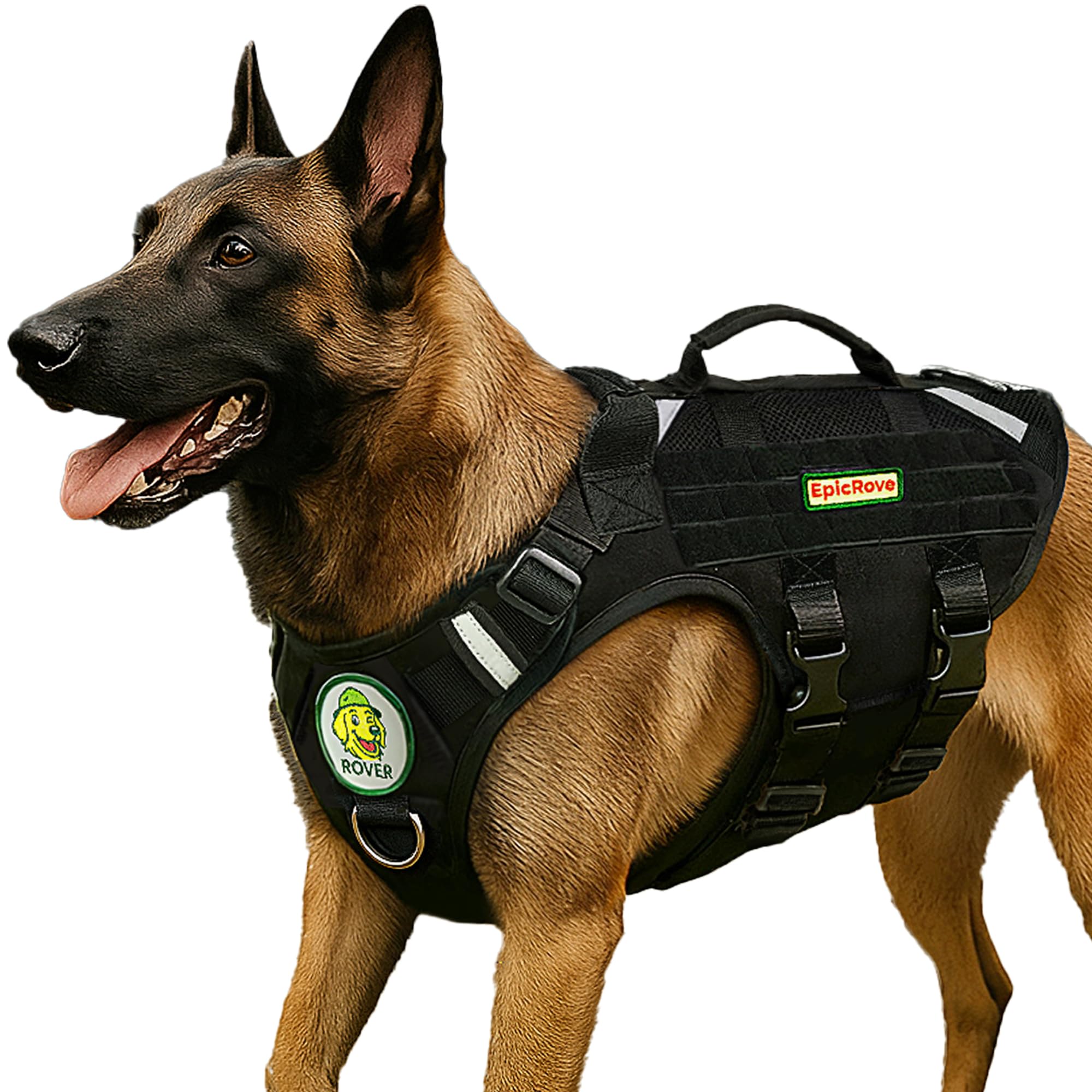 Arnés para Perros medianos y Grandes – Modelo RoveVest Air, Ligero y Transpirable, Ajustable, Ideal para Paseos, Senderismo y Aventuras al Aire Libre