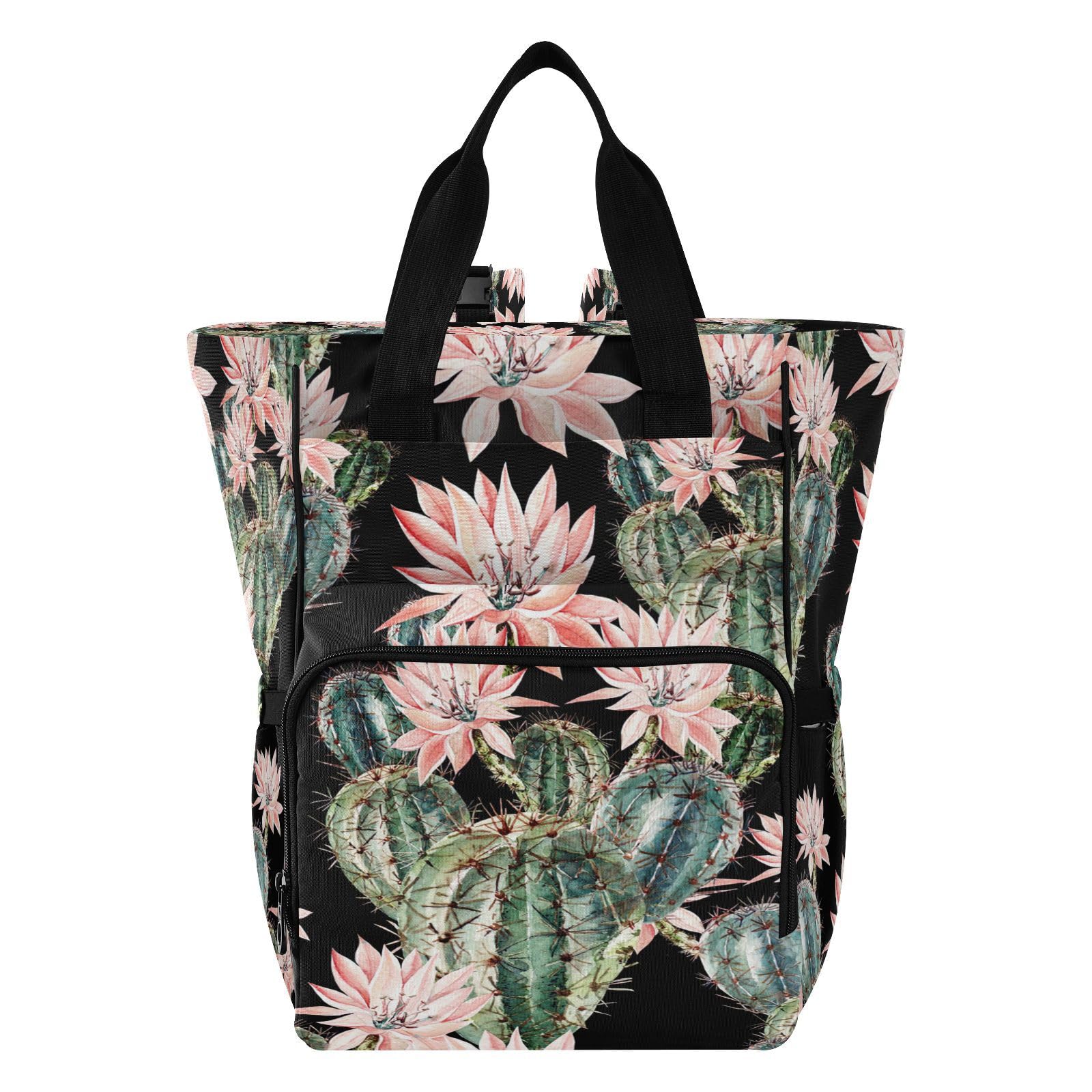 Bolsa de pañales para niño, multifuncional, impermeable, para bebé, niña, mochila para compras, senderismo, viajes, acuarela, cactus, Varios colores, 1 size, Moderno / Equipada
