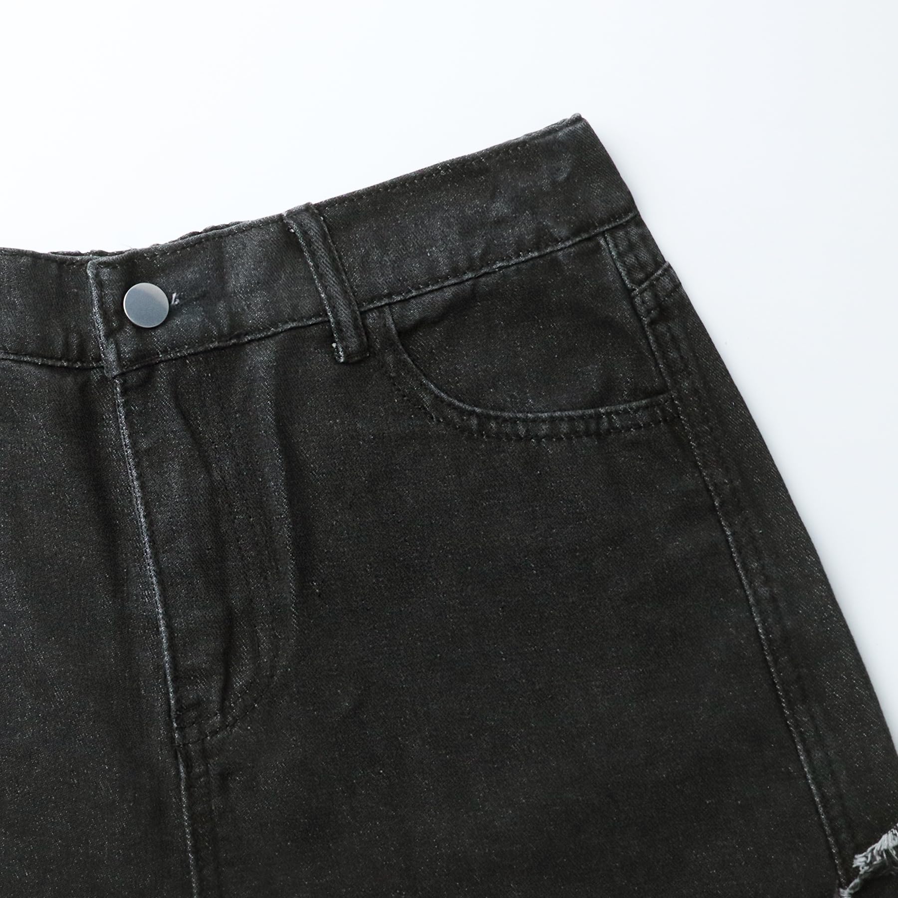 Y2K E-Girl Jeans décontracté imprimé étoiles Pantalon classique jambe droite pour femme