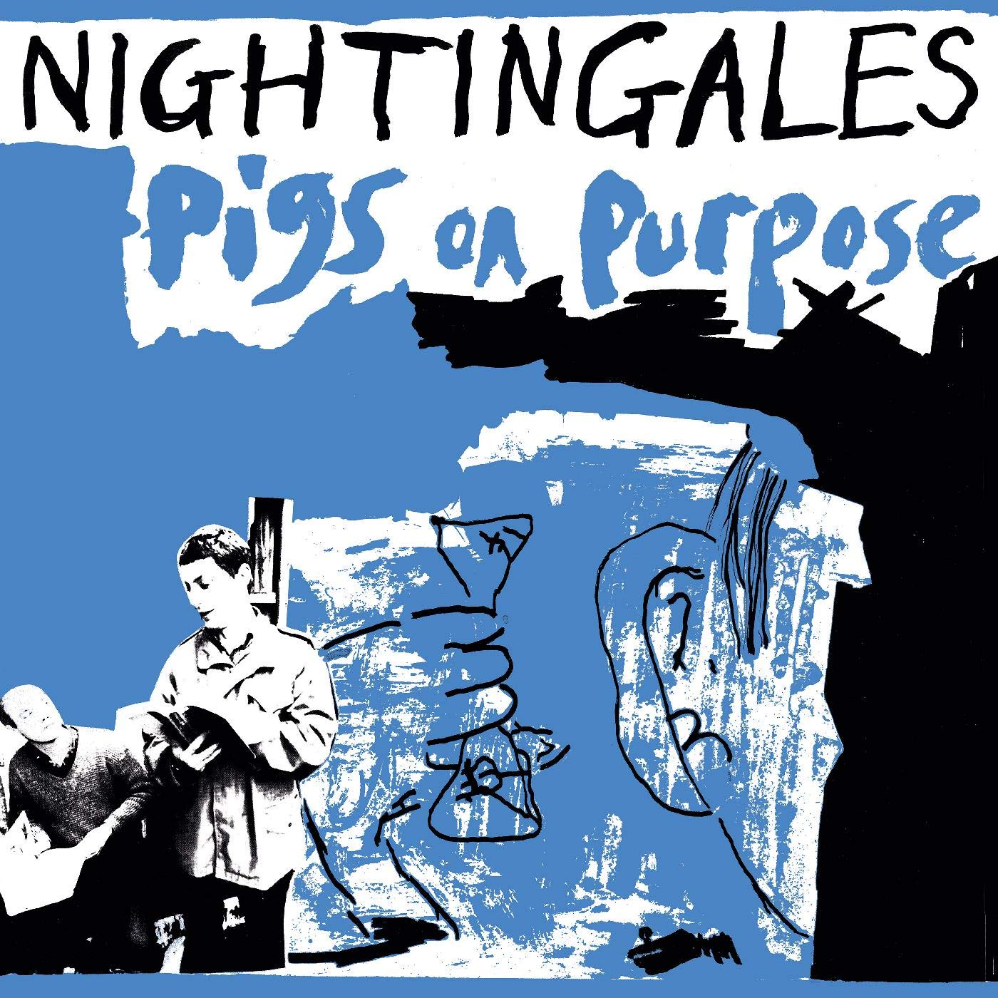 The Nightingales - Pigs On Purpose 2021 Call Of The Void Blue Double LP *Sealed*