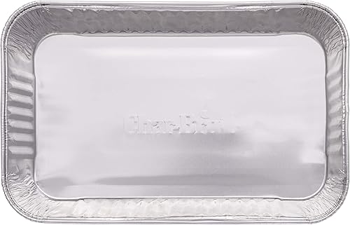 Miniatura 6 de Char-Broil The Big Easy - Cesta para litera y bandeja grande de grasa fácil 2425514W12, color plateado, paquete de 5