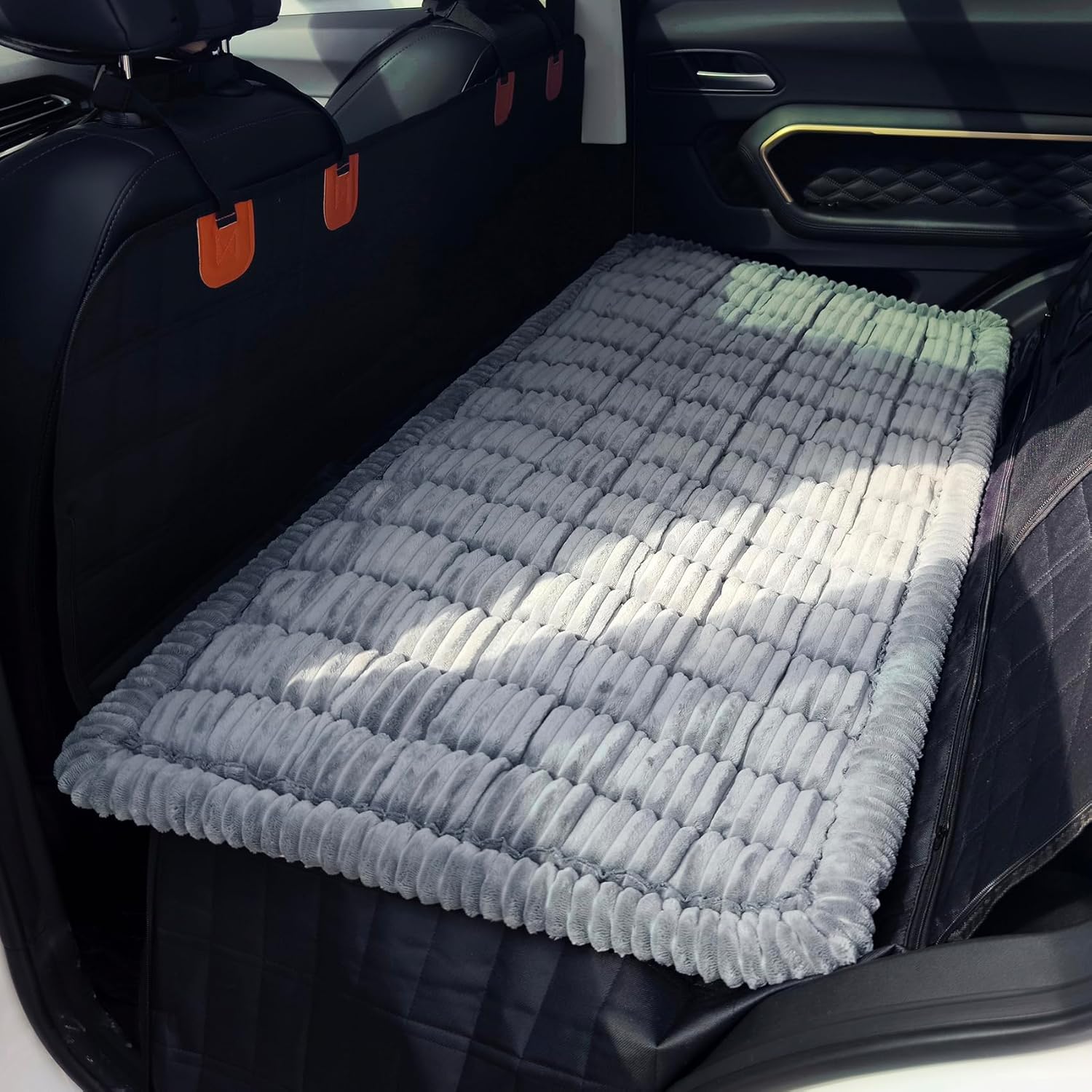 Dog Bed for Car, Backseat Pet Bed Mat, Dog Seat Cover for Car Back Seat, Non-Slip Travel Pet Mat, Fit for Backseat Extenders and Seat Covers (Bluegrey, 24.8x54inch) Dog Bed for Car, Backseat Pet Bed Mat, Dog Seat Cover for Car Back Seat, Non-Slip Travel Pet Mat, Fit for Backseat Extenders and Seat Covers (Bluegrey, 24.8x54inch)