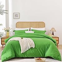 Vista 11 de Whitney Home Textile Juego de Funda de Edredón Gris Oscuro Tamaño Twin - 2 Piezas de Lujo Suave Refrescante Funda de Edredón con Cierre