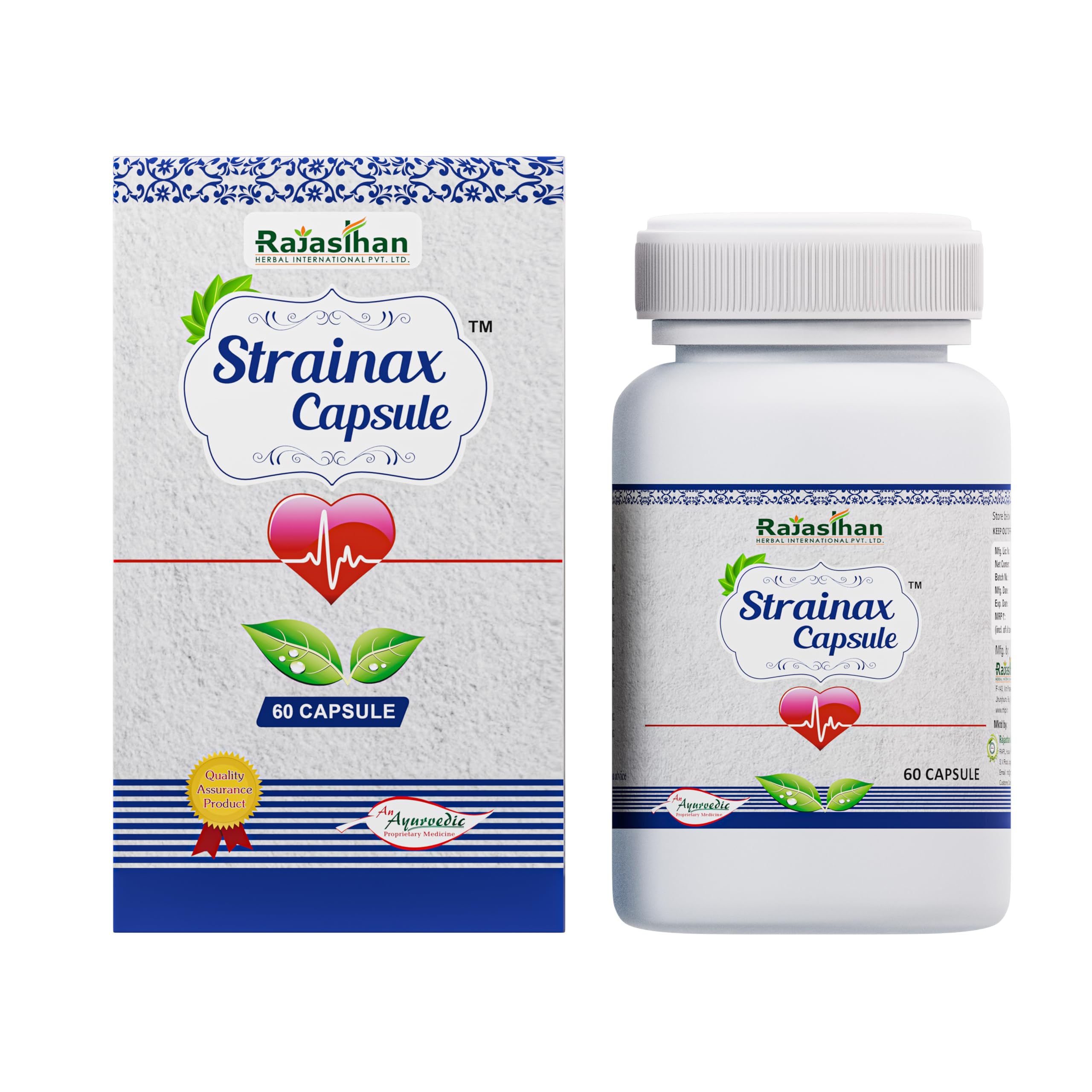 Strainax Capsules - 60 Capsules | Natural Care For Blood Pressure|Pack of 1-image-29