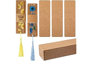 Fumete: Resin Bookmark Molds and Kraft Sleeves for Professional Bookmark Display