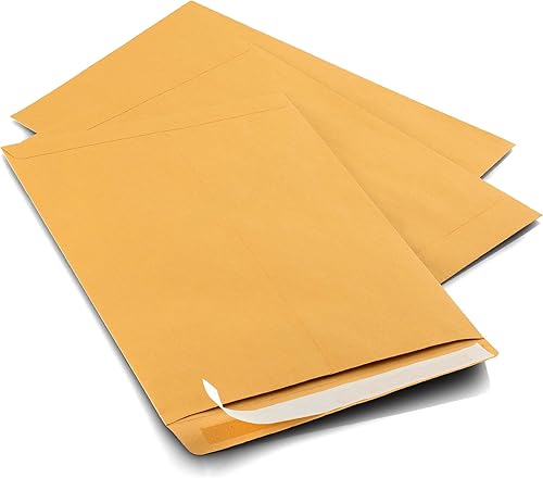 Miniatura 3 de Aimoh 25 sobres de catálogo de papel kraft marrón autosellantes de 6 x 9 pulgadas, 28 libras, 25 unidades, sellado rápido ultra fuerte, 6 x 9