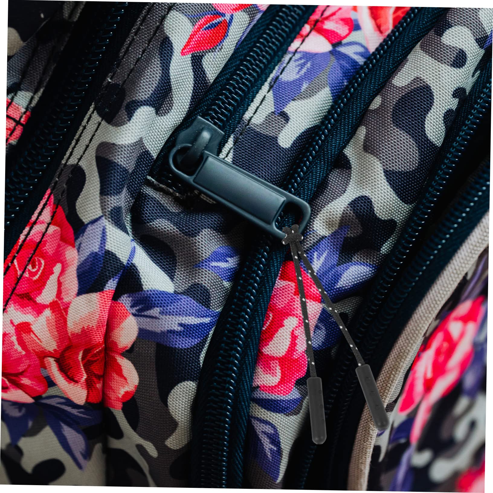 OSALADI Handbag Luggage Zipper Tab Cord 20pcs TPU Nylon Zipper Puller Helper Replacement