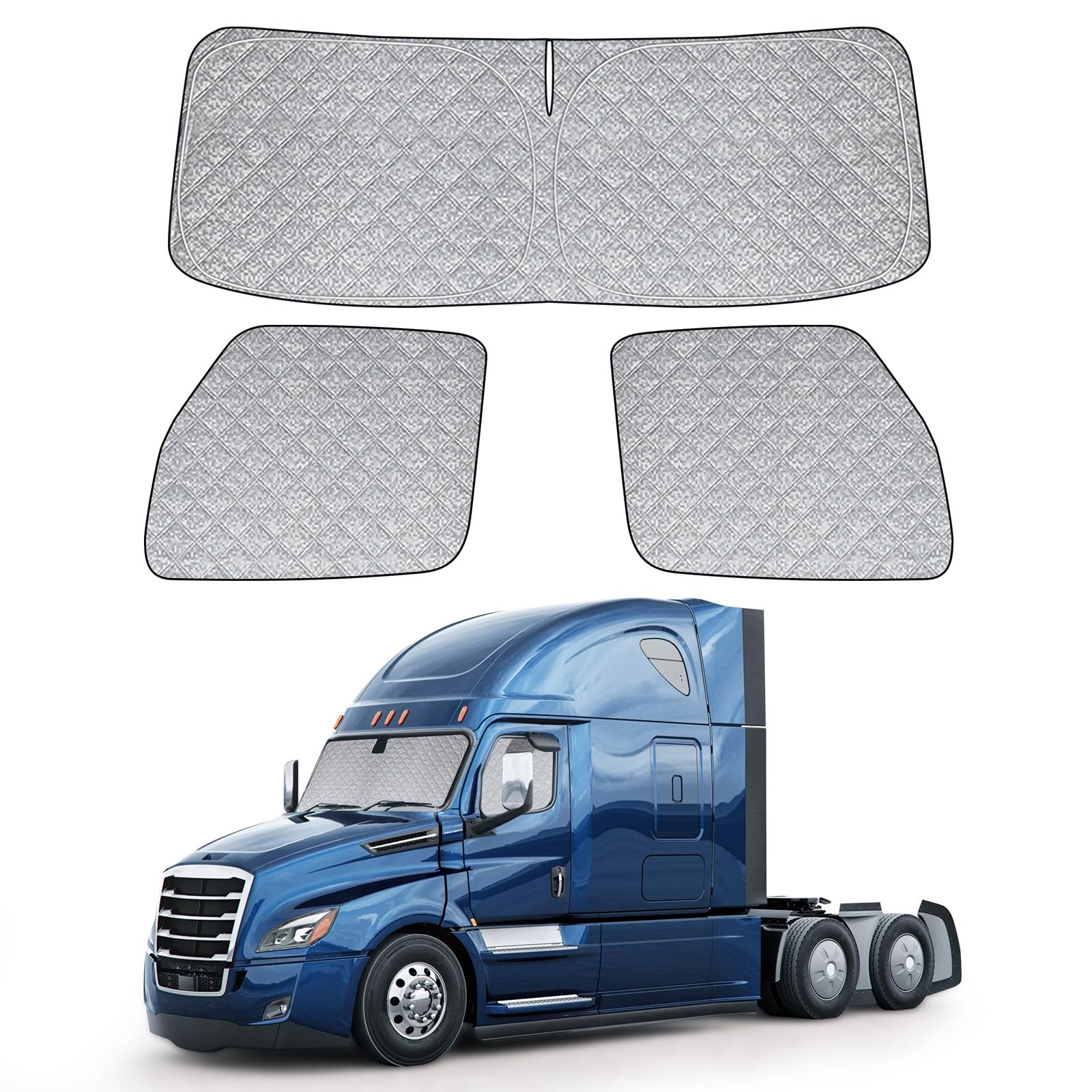 Photo 1 of Federedevo Windshield & Side Sun Shade for Freightliner Cascadia 18-26