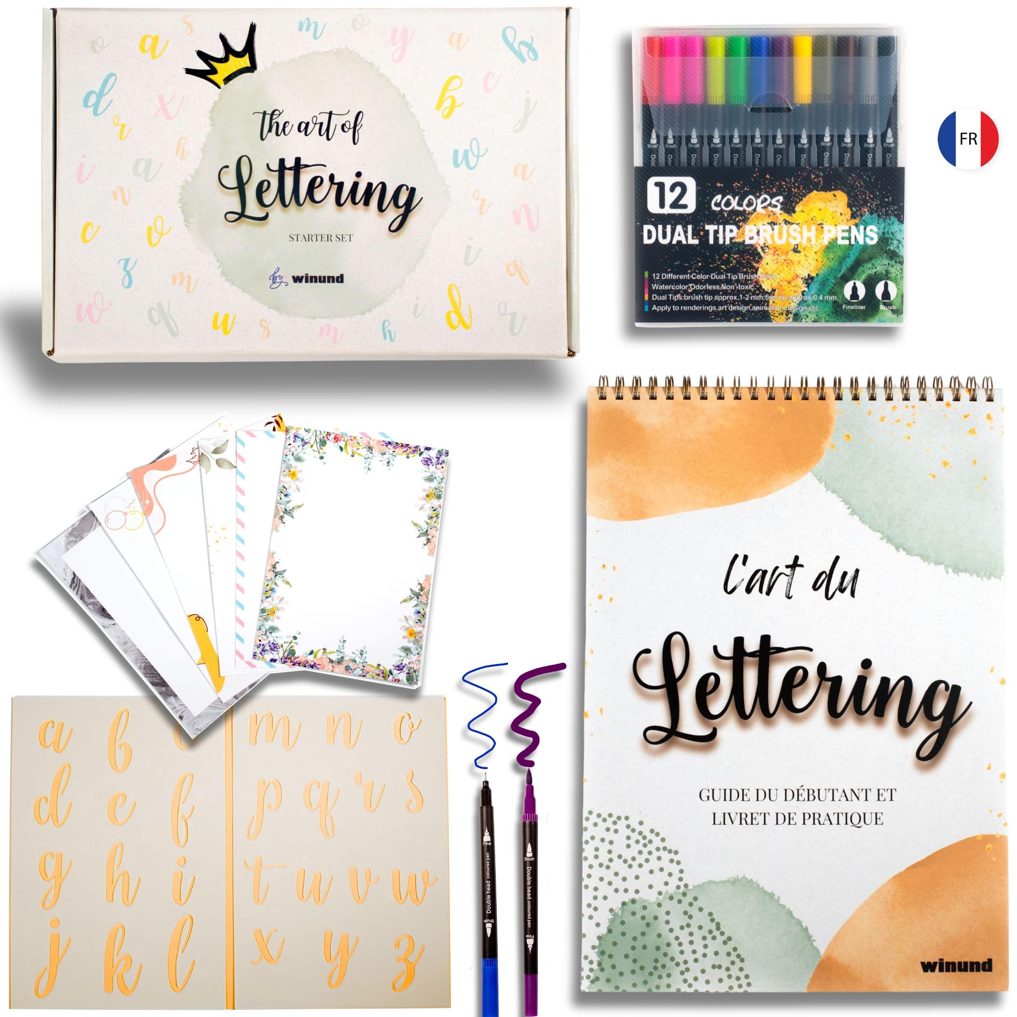 Winund Kit Lettering Débutants