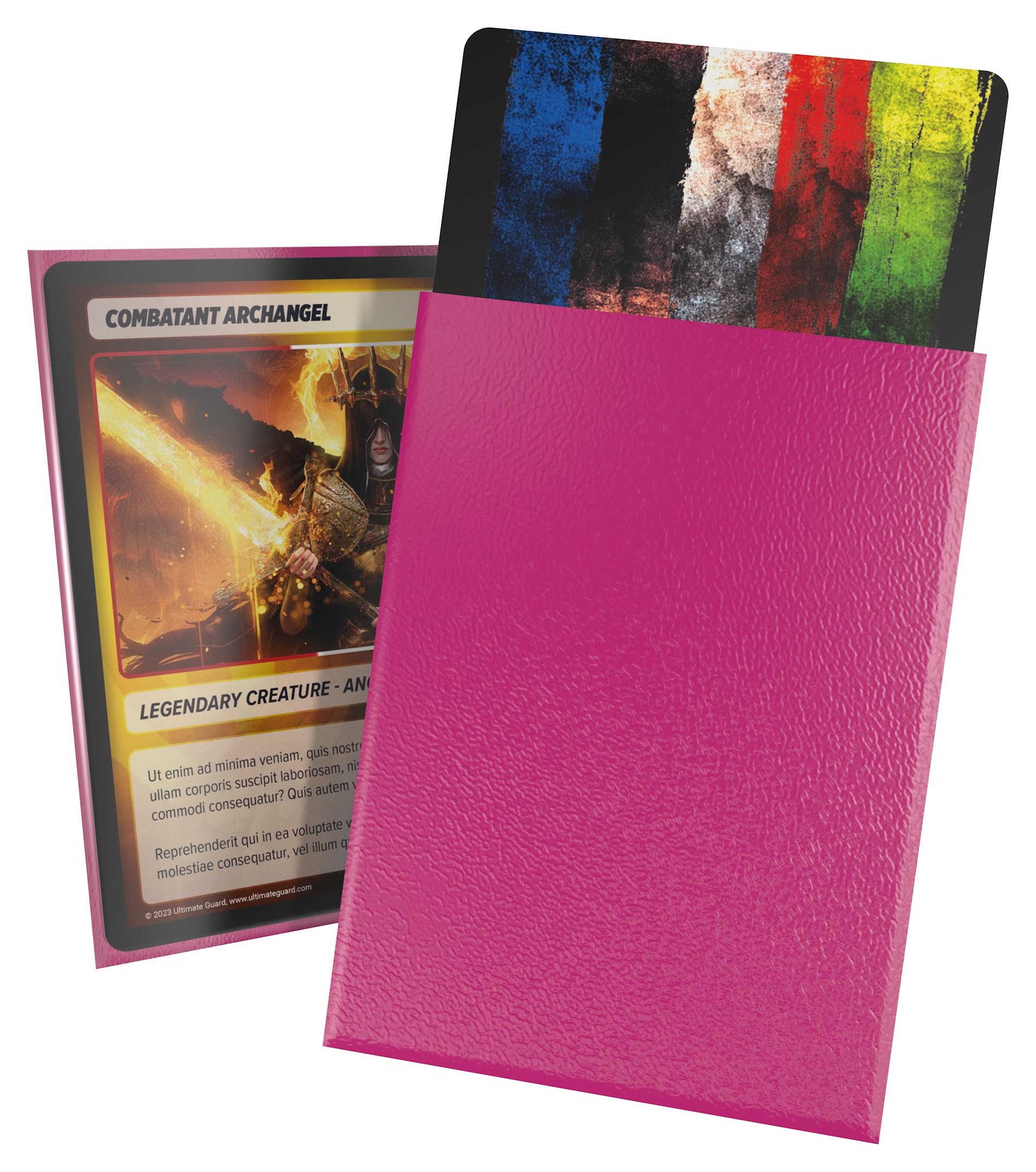 Ultimate Guard Cortex Matte Sleeves Standard Size (100) (66 x 91 mm), Colour: Pink