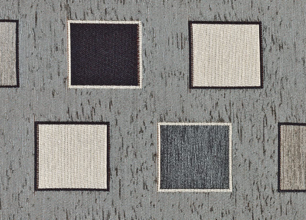 BIANCHERIAWEB Tappeto 55x280 cm Passatoia Runner Cucina Antiscivolo Lavabile Disegno Square Suardi, Grigio
