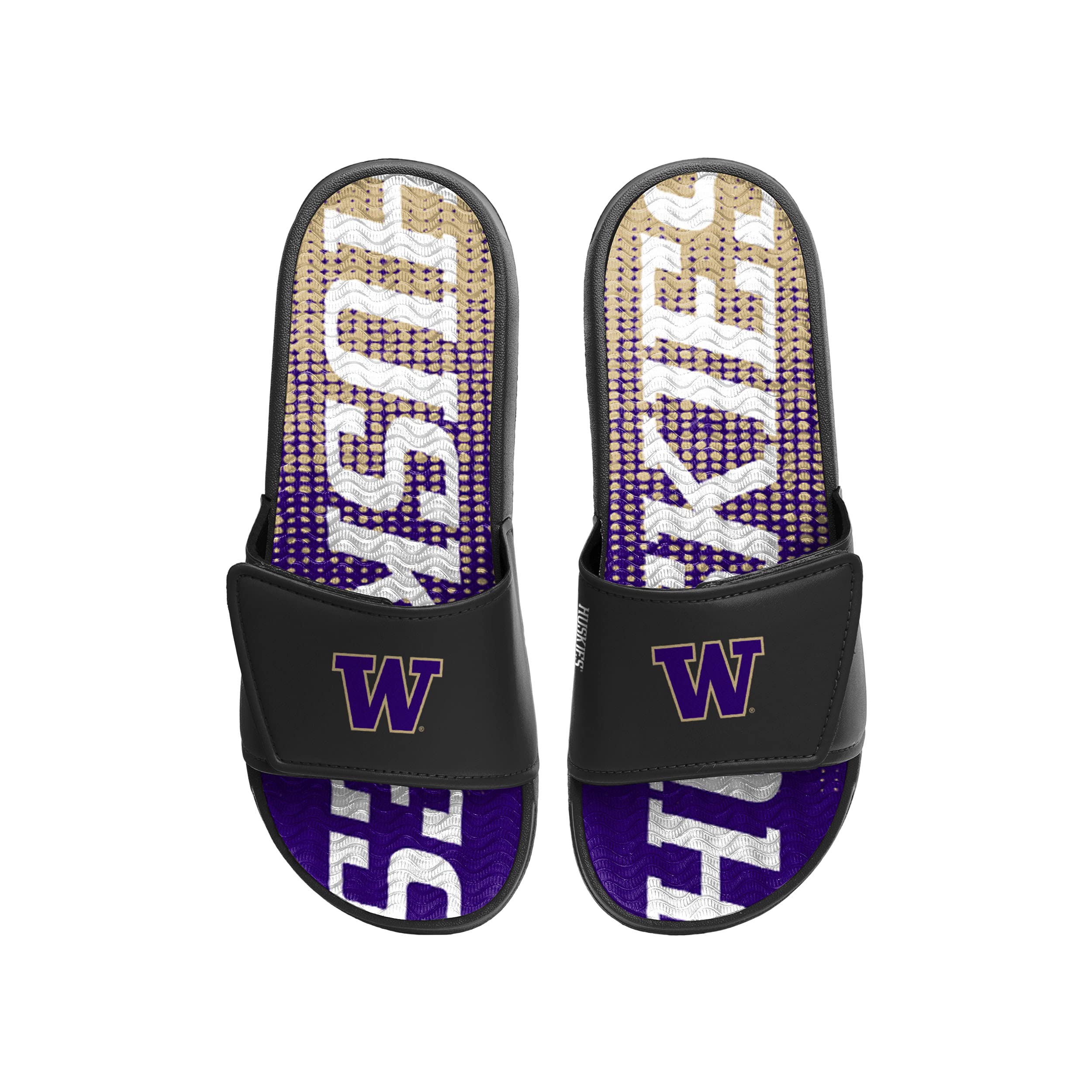 FOCO NCAA Mens Gradient Wordmark Gel Slide - L