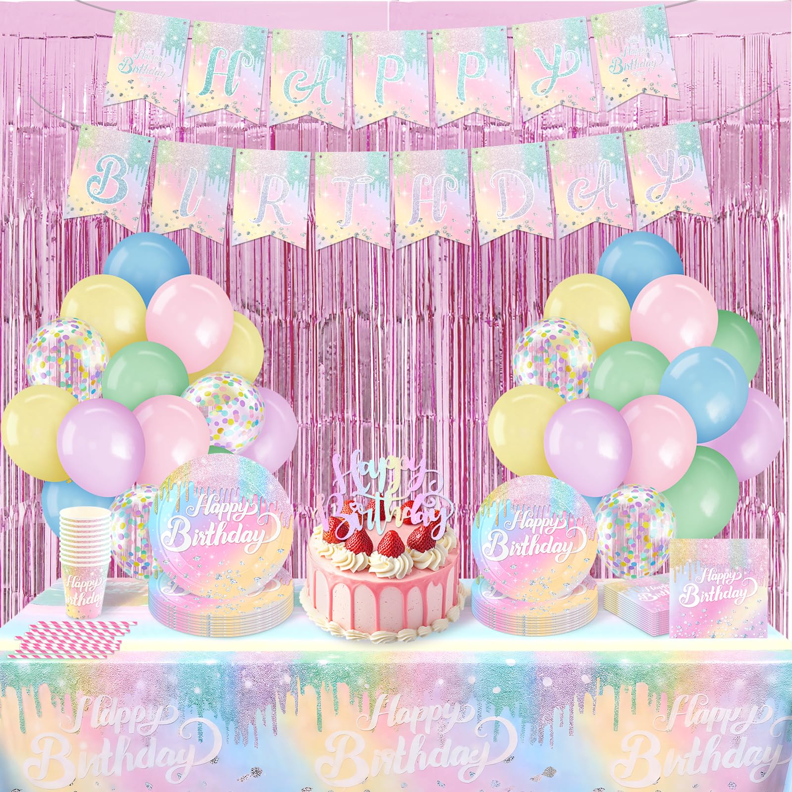 95Pcs Birthday Party Decorations Set
