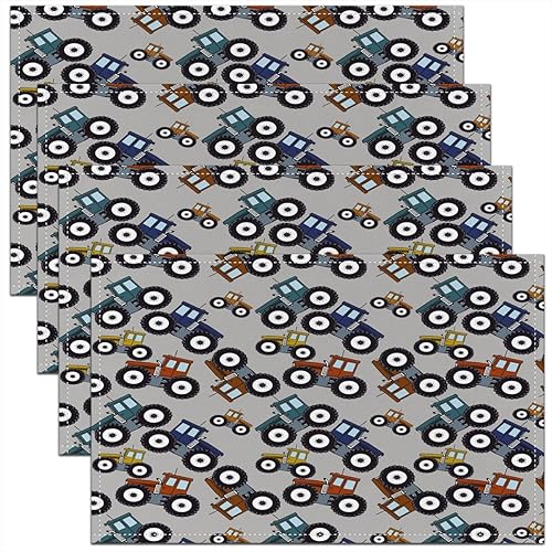 Miniatura 5 de Manteles individuales para mesa de monopatín de 18 x 12 pulgadas, diseño de deportes extremos, de tela lavable, para decoración, hippie, patinaje,