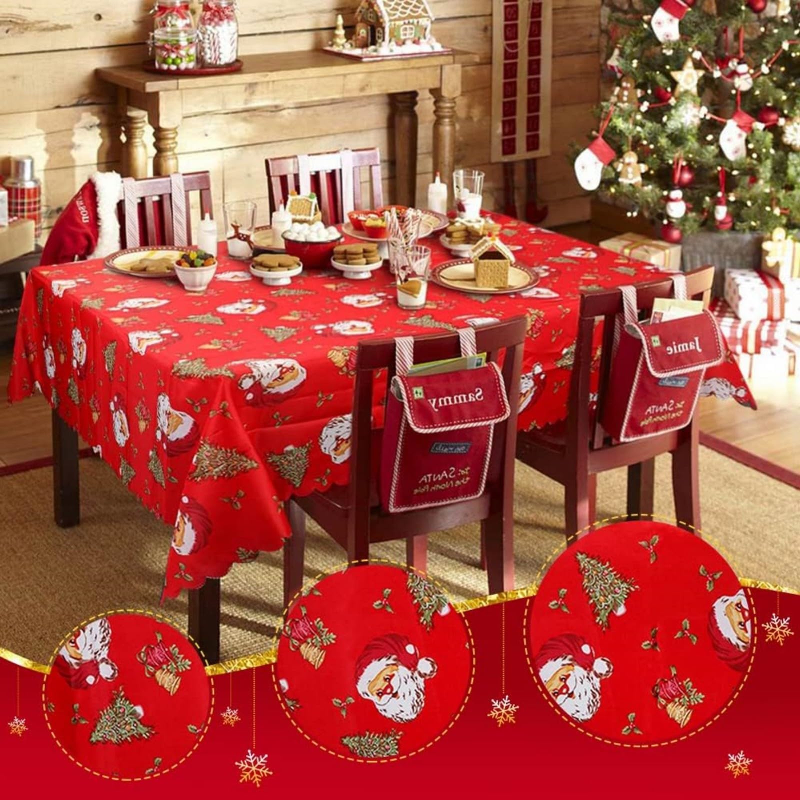maury's tovaglia da tavola di natale rettangolare 114x33cm