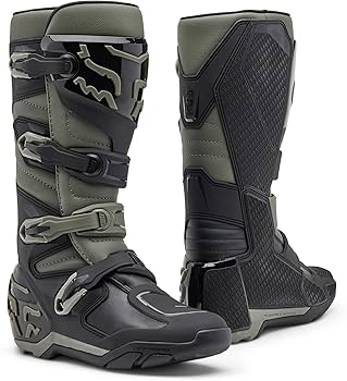Fox Racing モトクロスブーツ　ブラック/グレー Amazon.com: Fox Racing Men's Comp X Off Road Motocross Dirt Bike